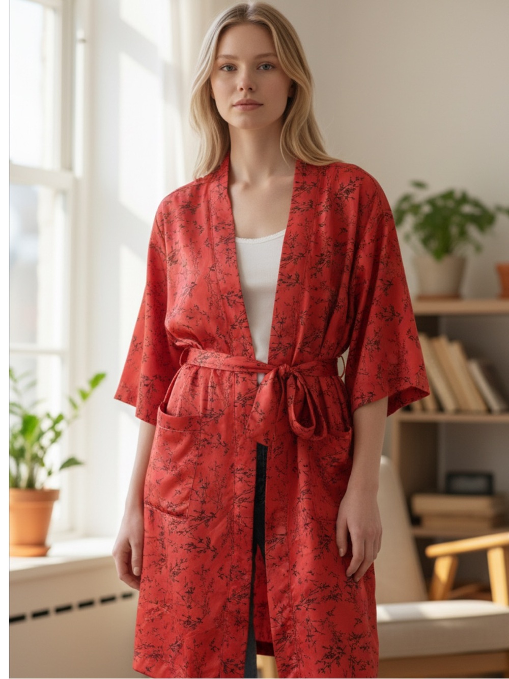 MAIDENFORM SATIN ROBE